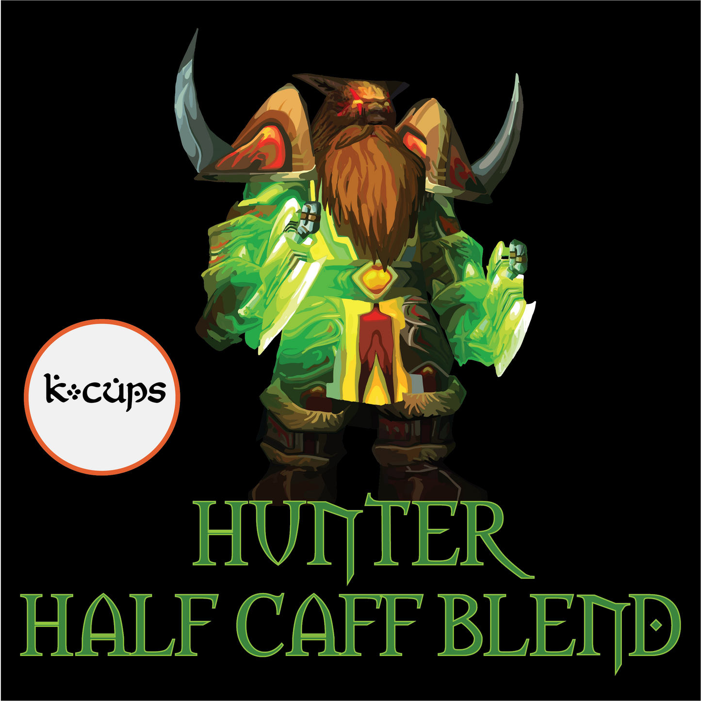 Hunter Half Caff Blend K-cups