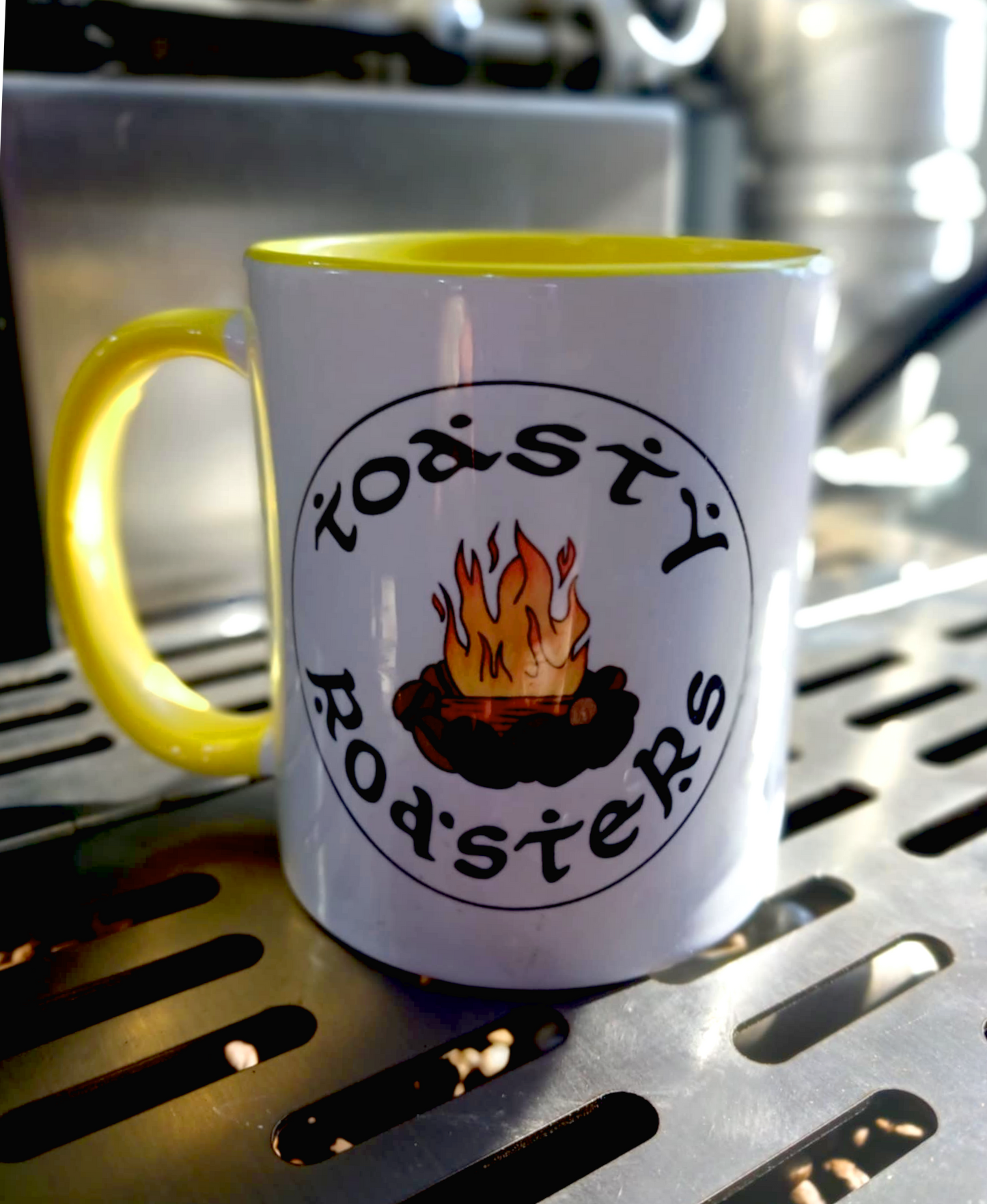 Toasty Roasters Mug (Yellow 8oz.)